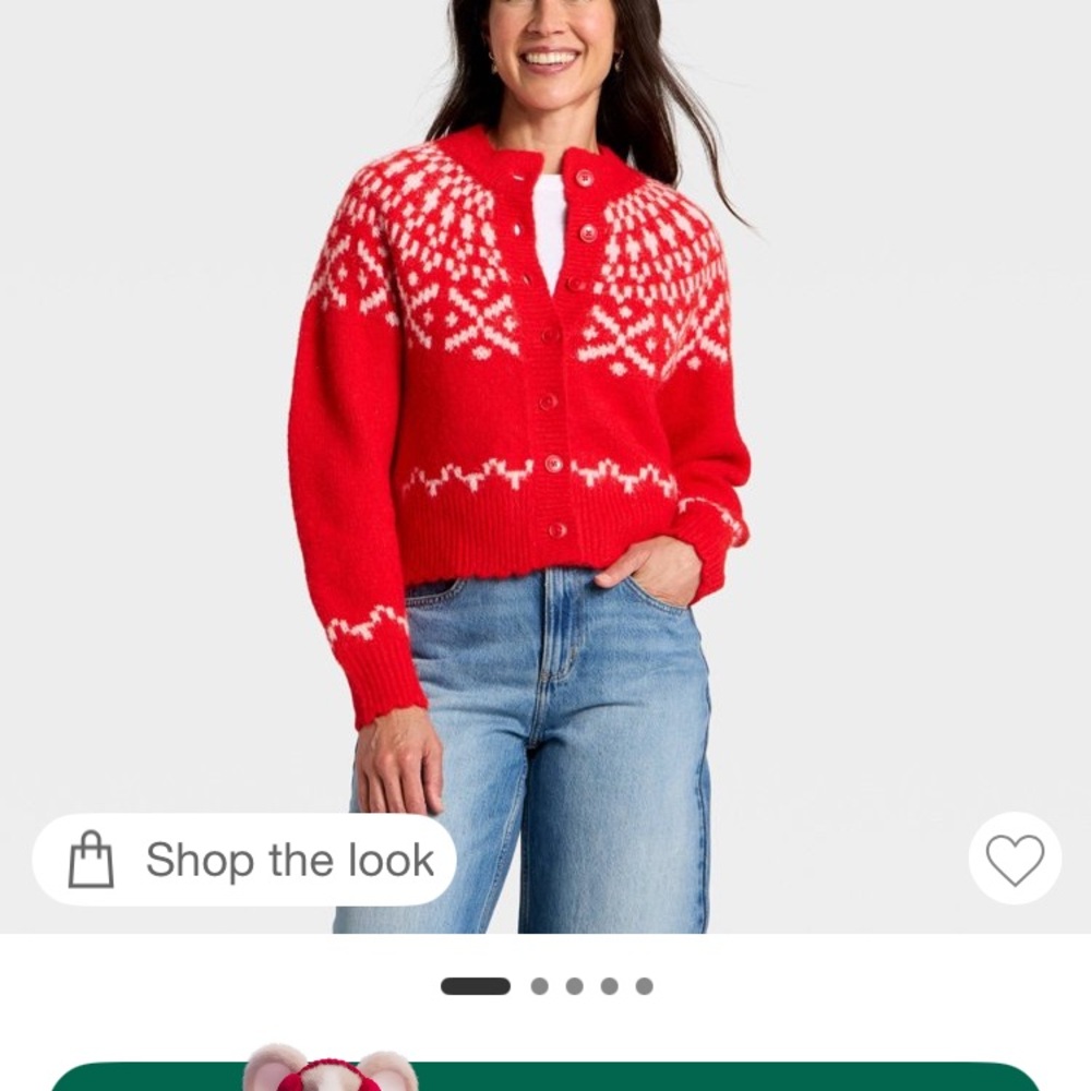 Universal Thread Merriment cardigan sweater